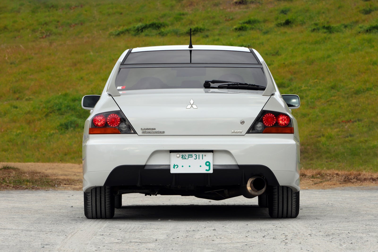 三菱ランサーエボリューションⅨ MRのリアビュー