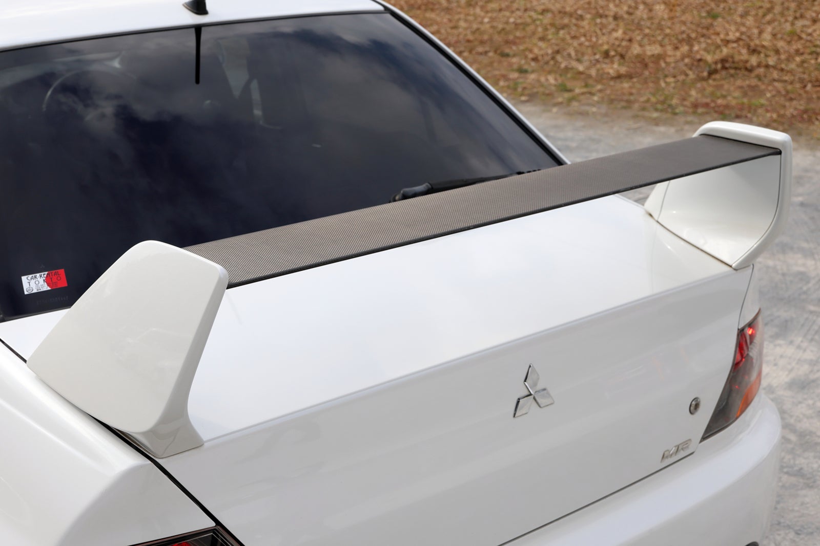 三菱ランサーエボリューションⅨ MRの大型リアウイング