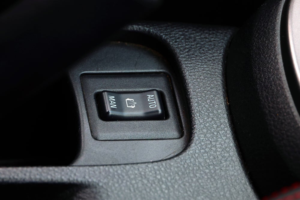 三菱ランサーエボリューションⅨ MRのインタークーラーウォータースプレー操作スイッチ