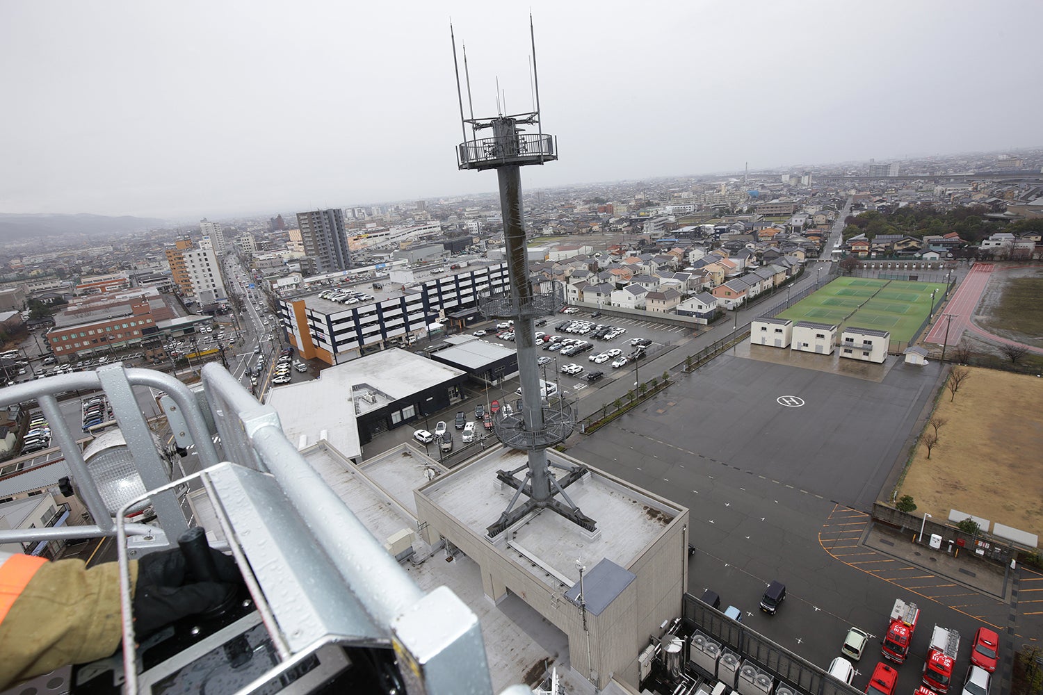 54ｍから見下ろす街並み