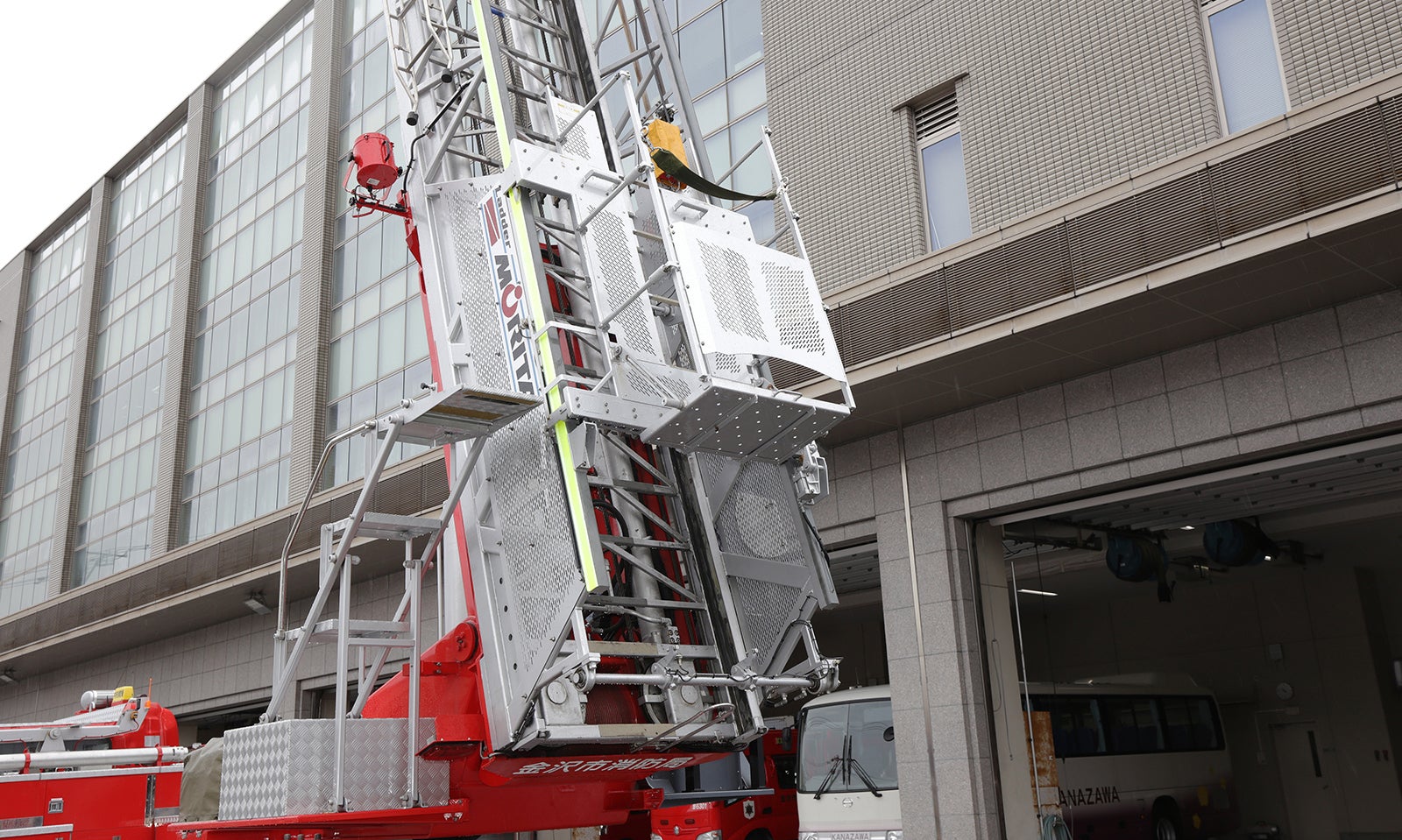 54ｍはしご車に設置されているリフター