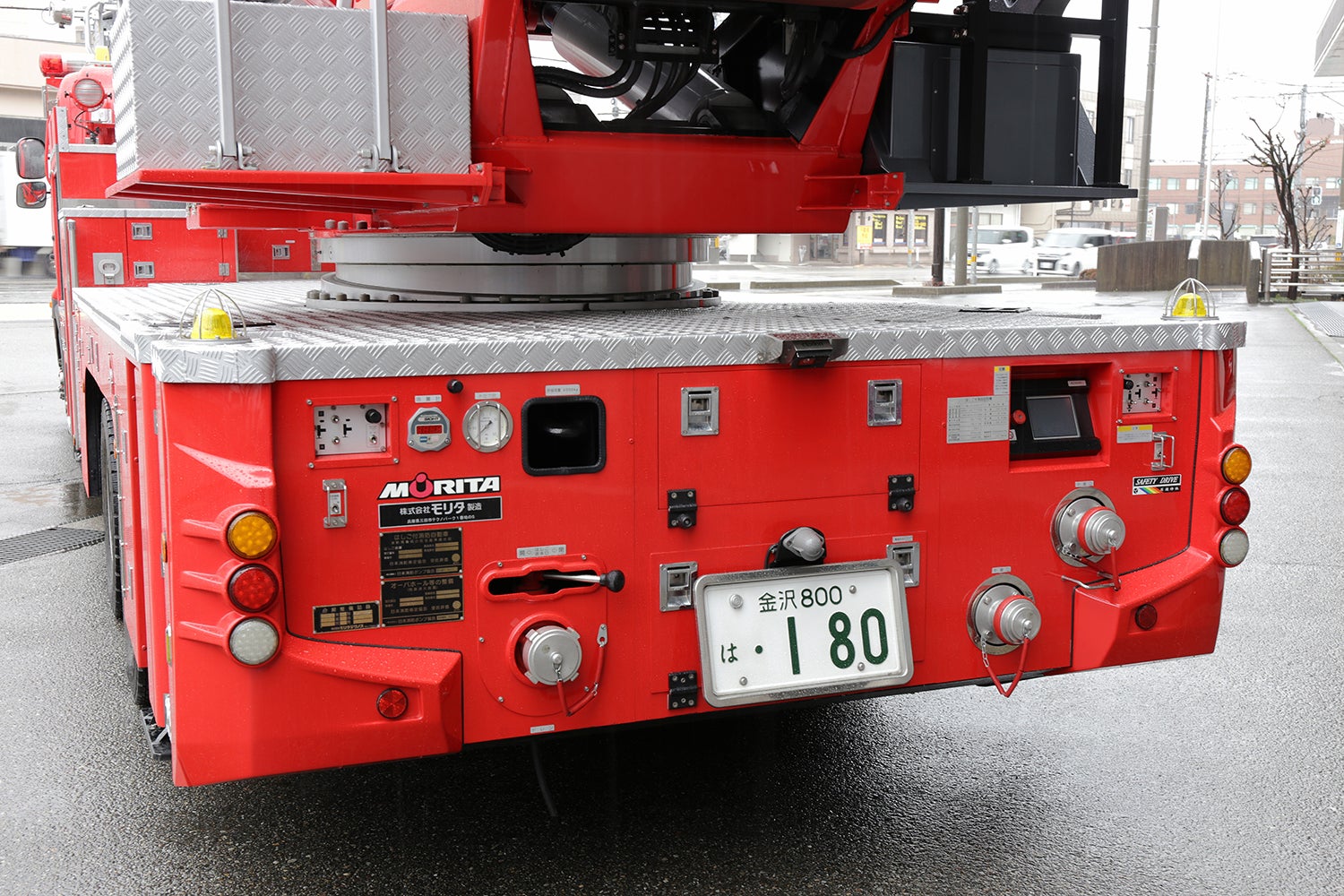 54ｍはしご車のリヤ部分