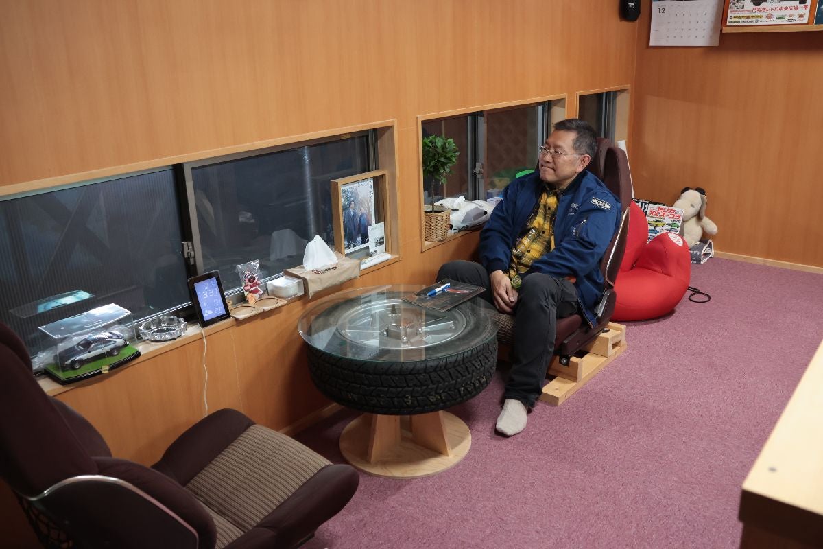 ガレージ内部の設備、趣味の小部屋