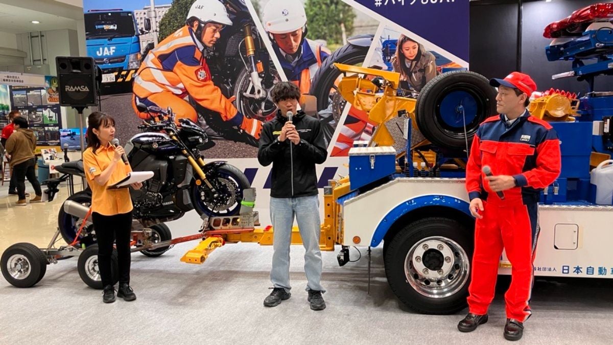 JAFのトークショーに出演する長島哲太氏