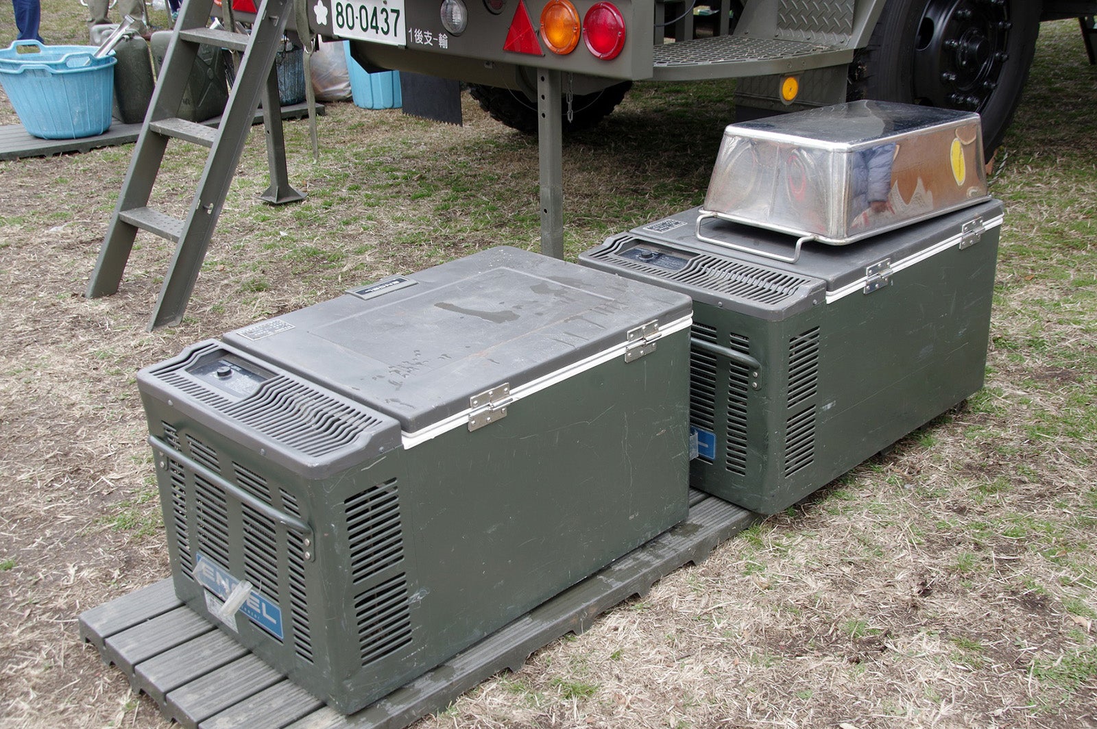 搭載されている冷凍冷蔵庫の写真