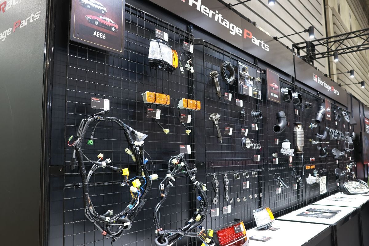 GRヘリテージパーツの展示写真