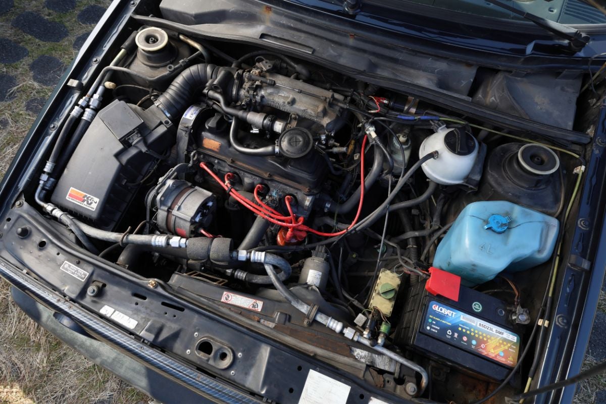 フォルクスワーゲン・ゴルフⅡのエンジンルーム