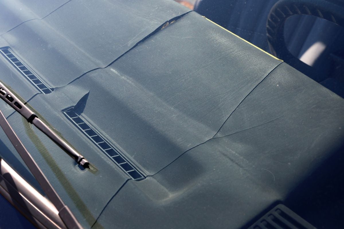 フォルクスワーゲン・ゴルフⅡのダッシュボード表面