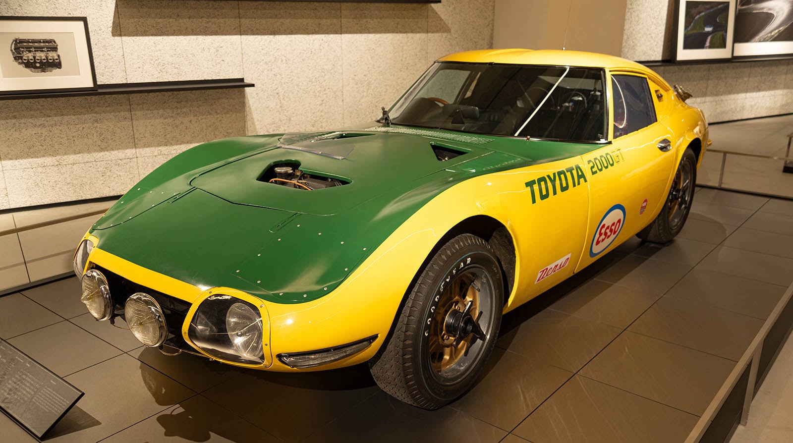 富士モータースポーツミュージアムに展示されていたトヨタ2000GTスピードトライアル（レプリカ）