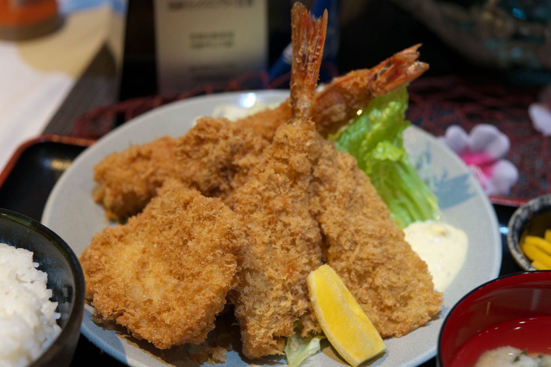 海鮮ミックスフライ定食（1,480円） 