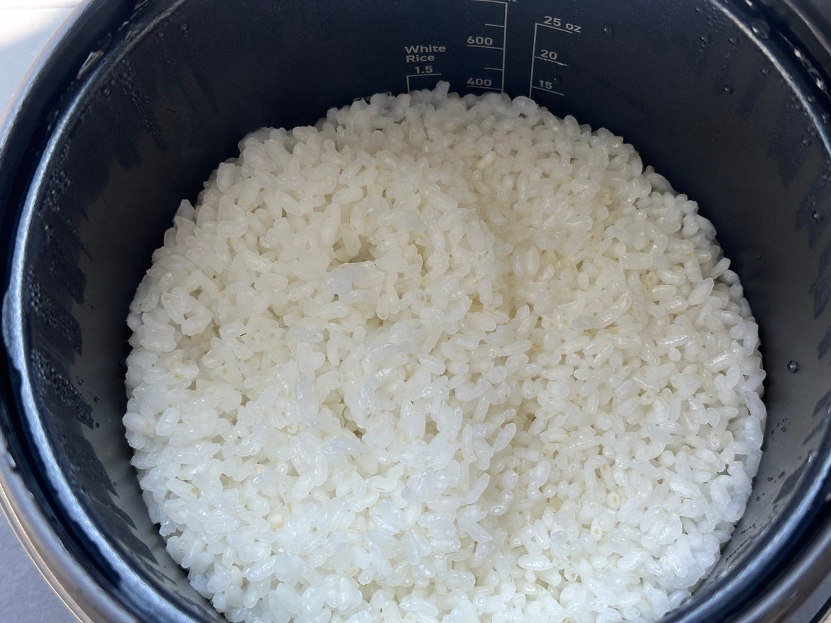 エレコムの電気調理クッカーで炊飯