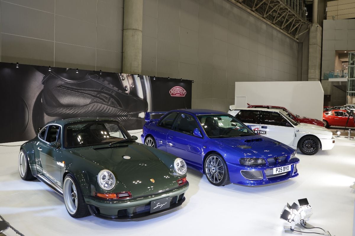 レストモッドの展示コーナー