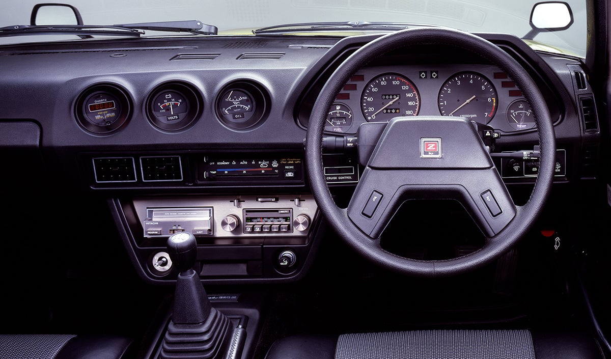1978年8月に発売されたフェアレディZ 280Z-Tの運転席まわり