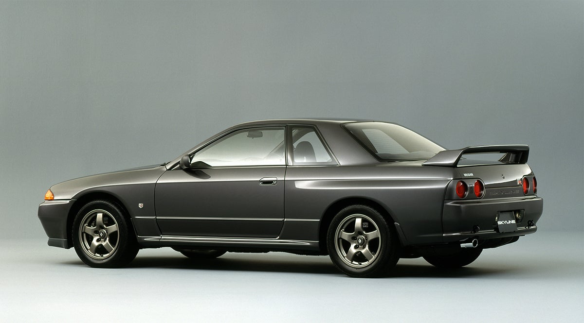 R32型スカイラインGT-Rのリアビュー