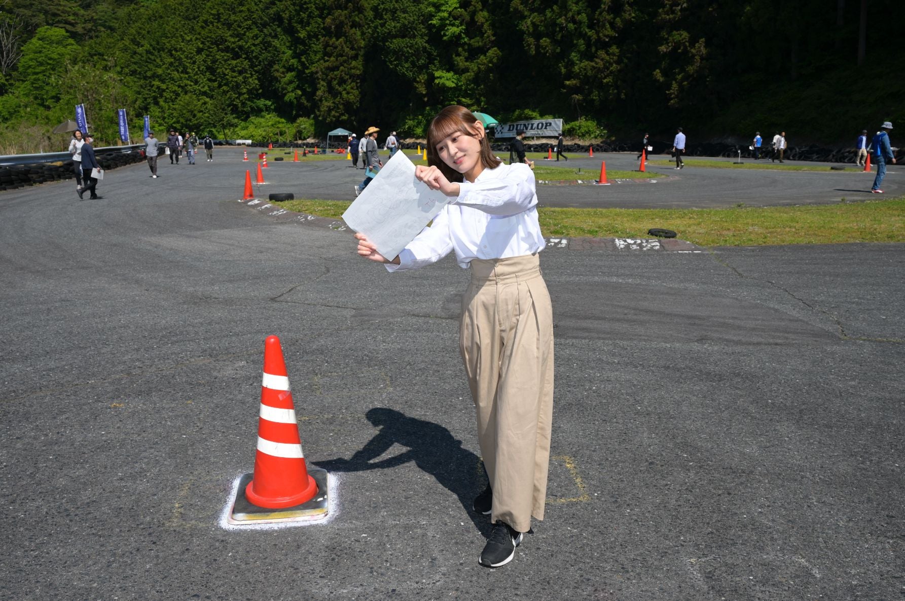 慣熟歩行の様子