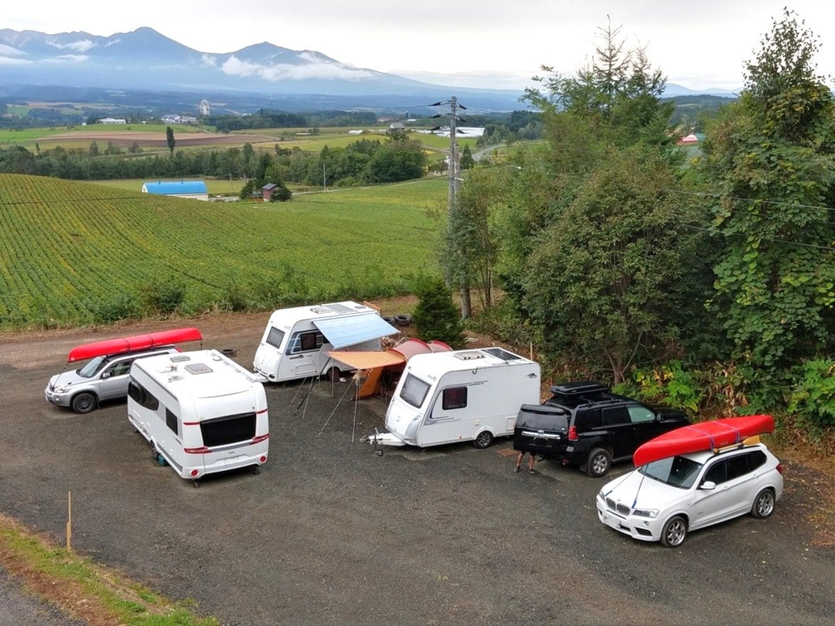 北海道のRIJIN HILLS BASEの全景