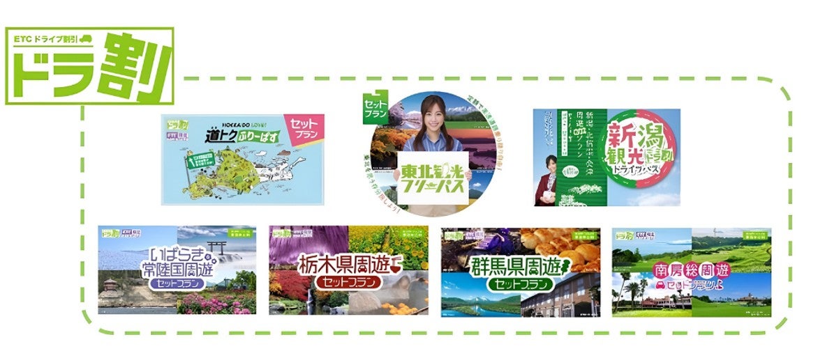 北海道、東北、茨城、栃木、群馬、南房総、新潟を対象とするドラ割「STAYNAVIセットプラン」の一覧