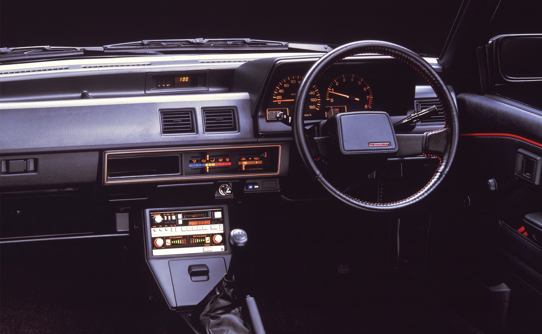 3代目スターレット3ドアSiリミテッドの運転席まわり