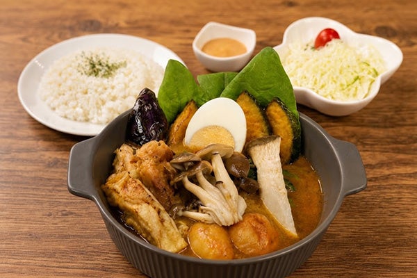 菜彩鶏ときのこのスープカレー 東北自動車道 岩手山SA(上り)