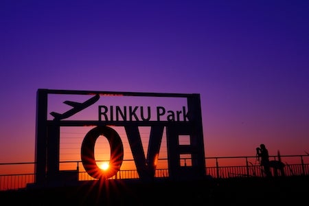 LOVE RINKuから見る夕陽