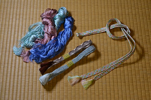 絹糸と帯紐