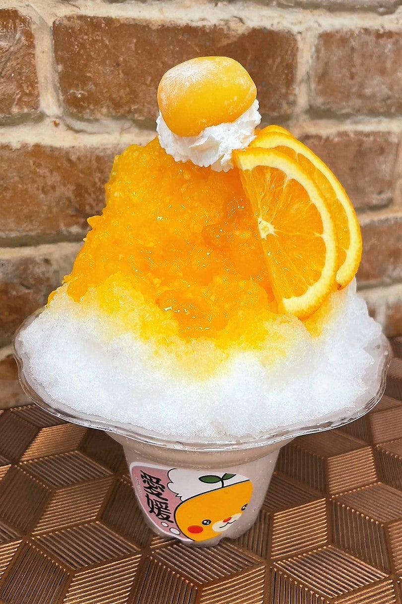 かき氷（オレンジ）
