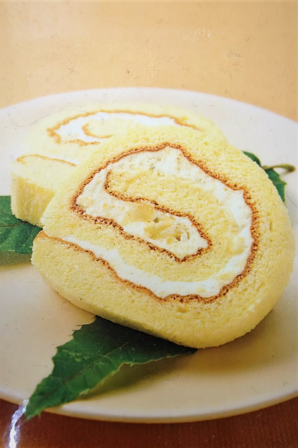 青い山脈のロールケーキ-栗-