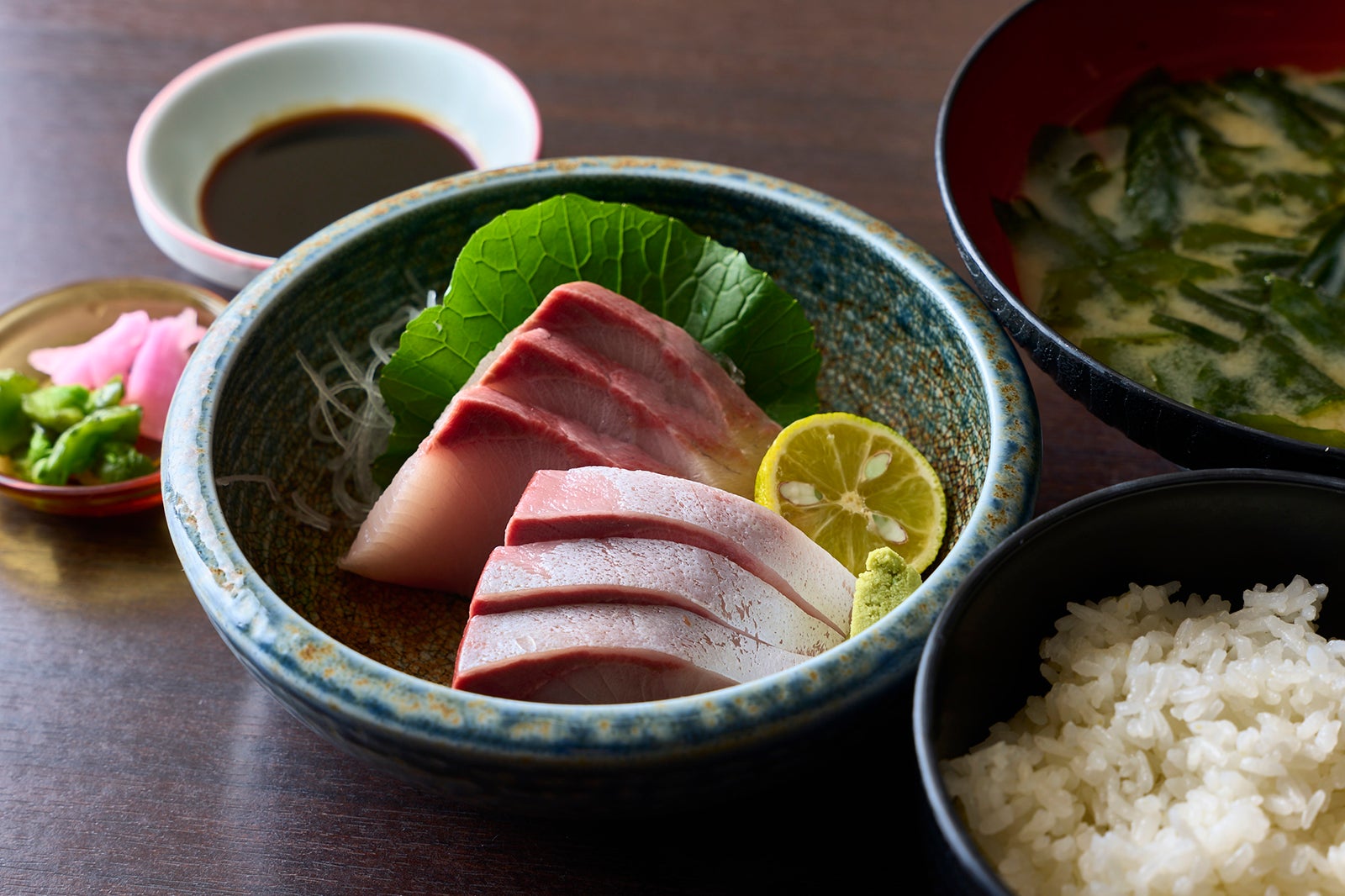 すだちぶり刺身定食（1,900円）