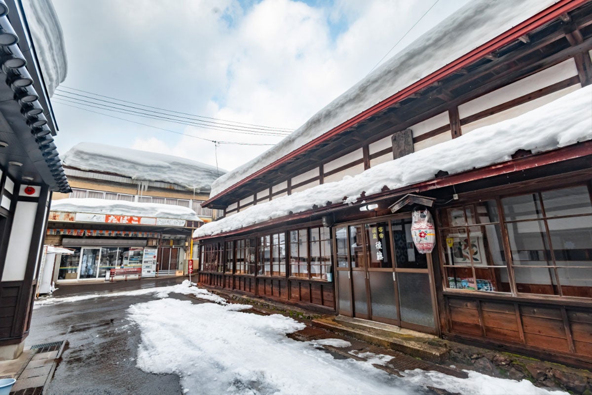 後藤客舎外観雪