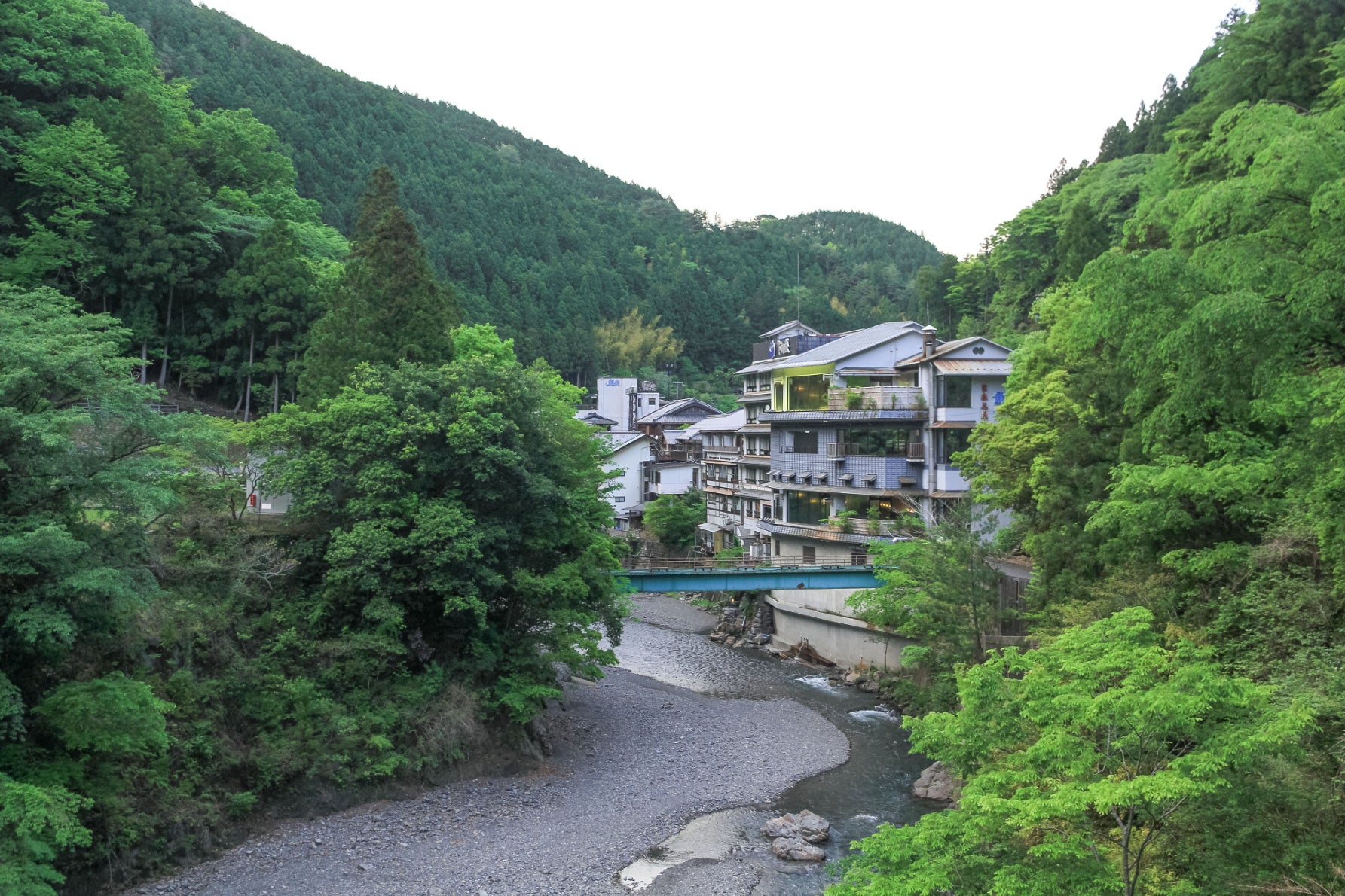 龍神温泉は日本三美人湯としても有名な、源泉かけ流しの温泉だ