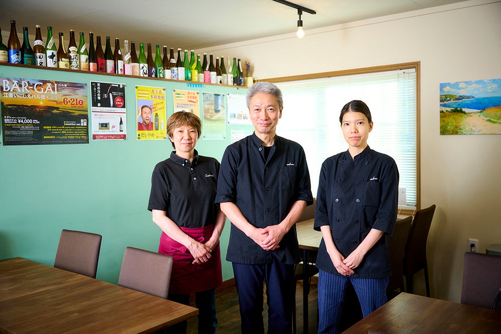 レストランSatomiのご主人とご家族