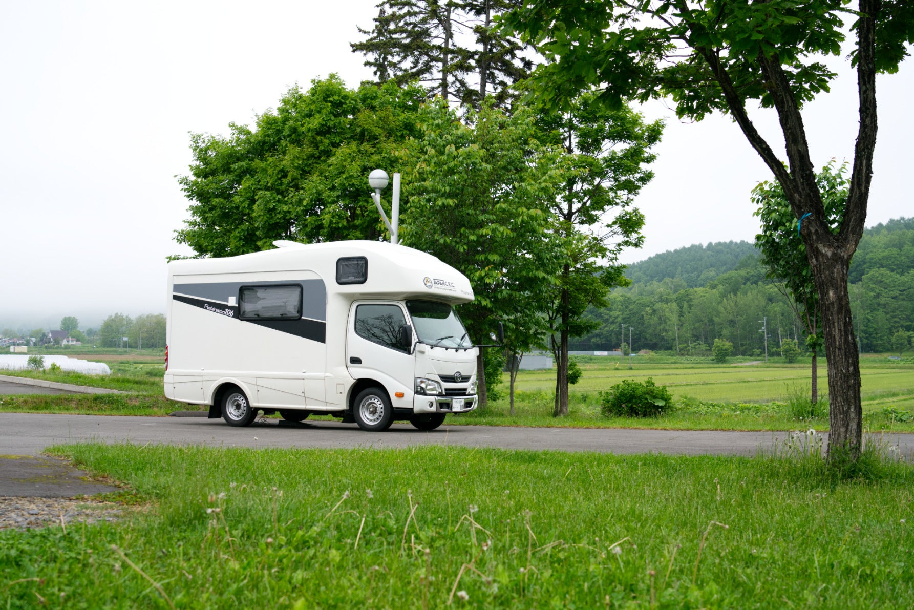 RVパーク｢わっさむふれあいのもり｣の電源サイト