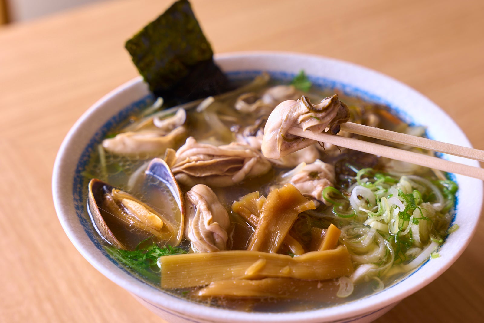 魚一の牡蛎ラーメン（こってり）