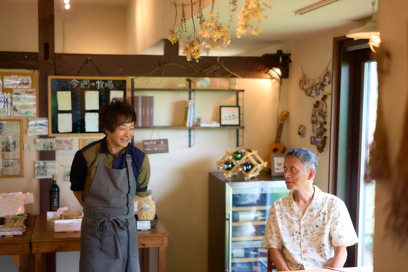 漆崎シェフと男性