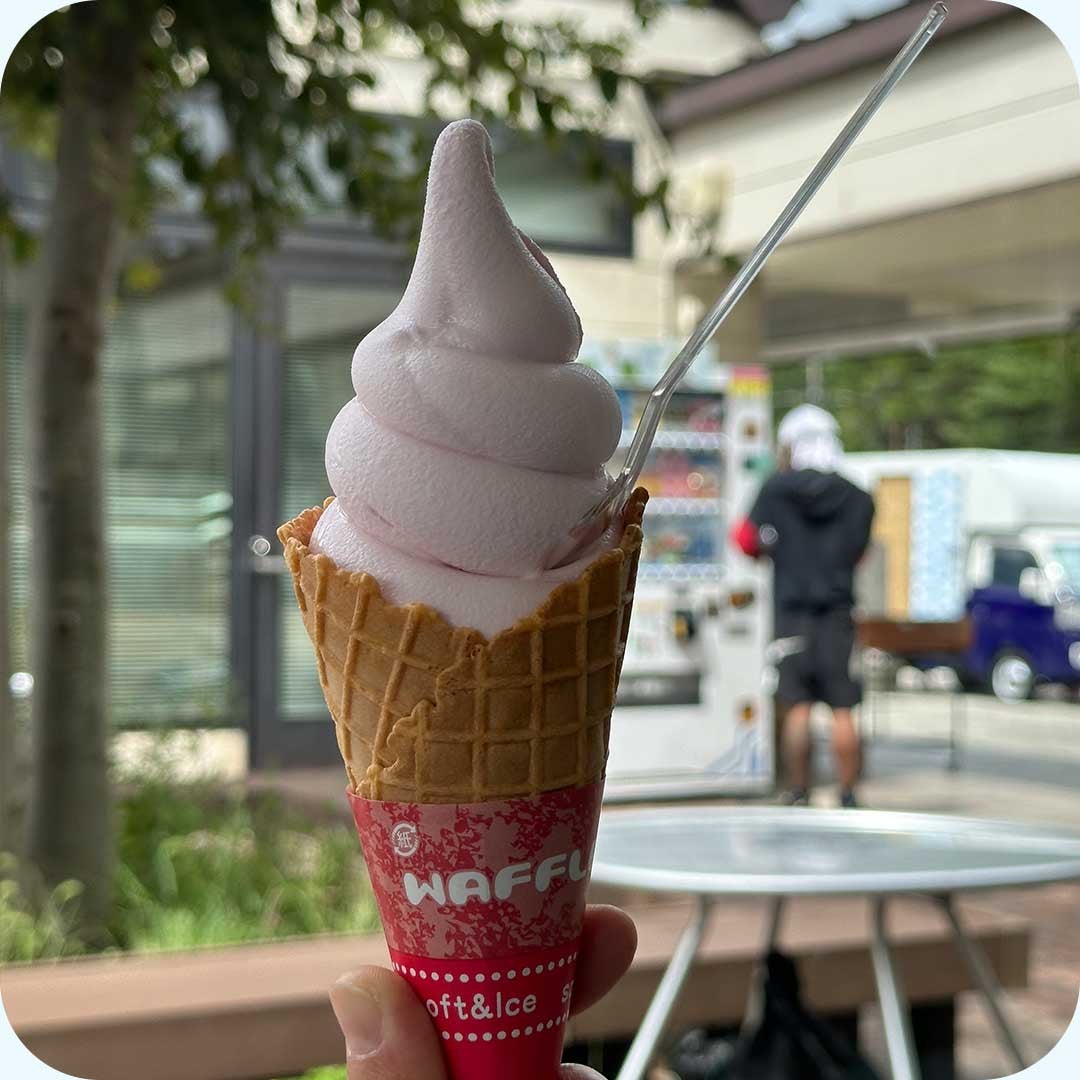 富士桜ソフトクリーム