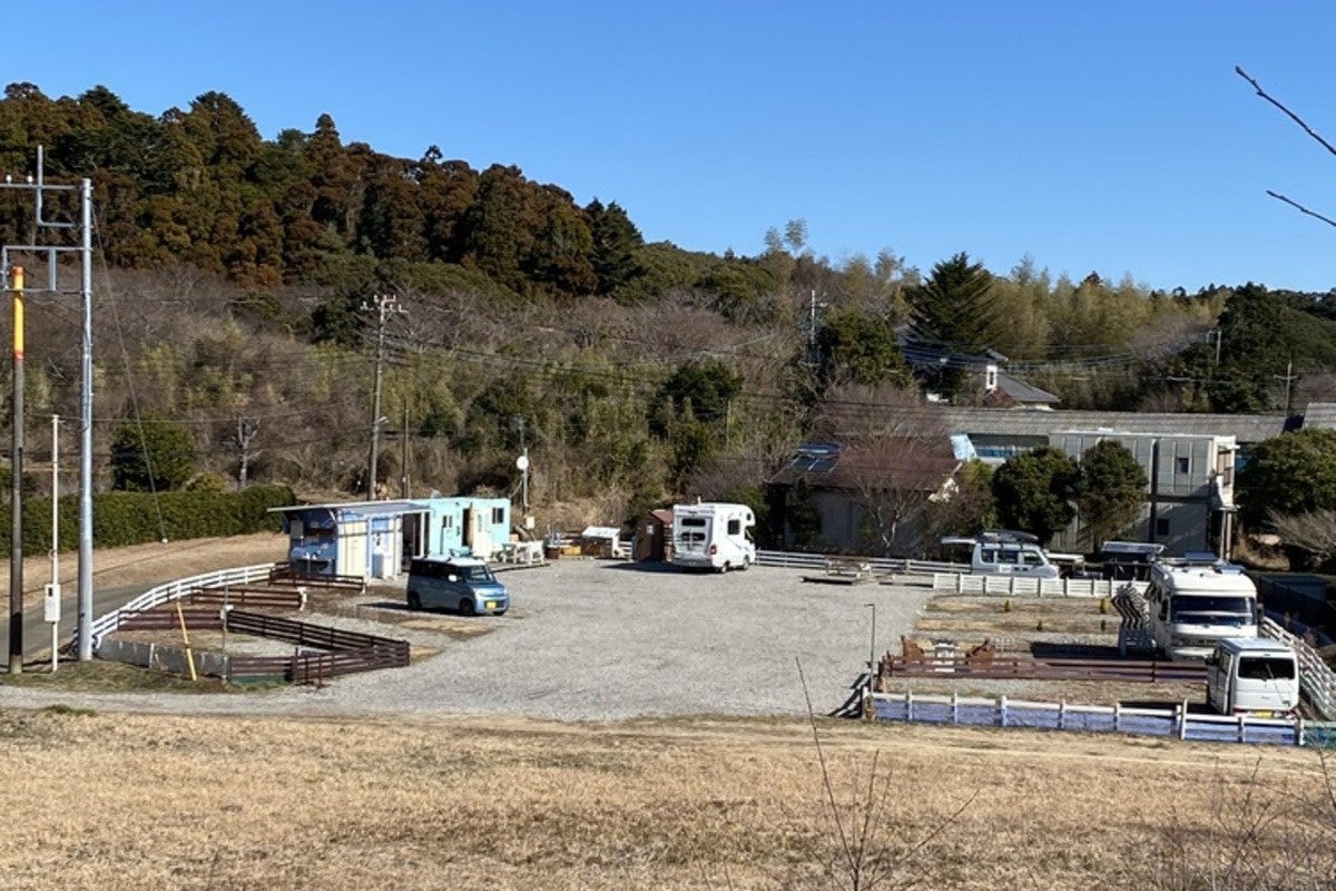 千葉県・RVパーク 214KATSUURAの車中泊サイト全景