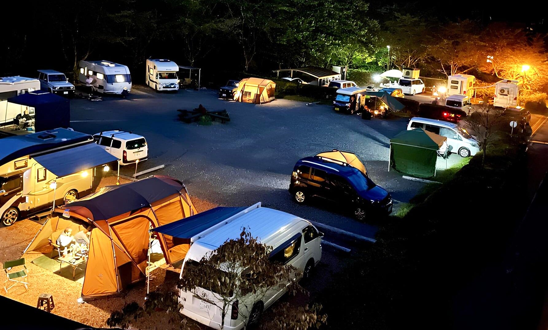 RVパーク Annex 道志のサイト風景