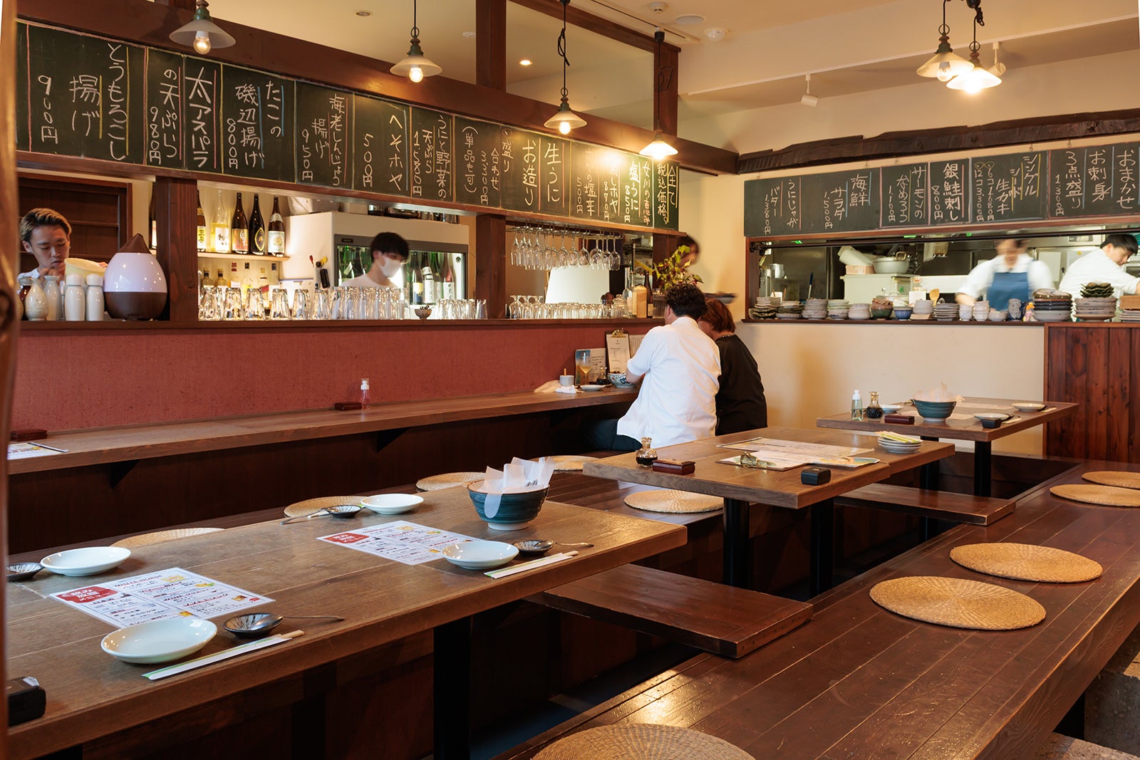 南三陸金華山 片倉うに屋店内