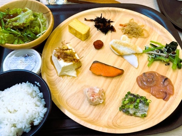 秋保温泉 ホテル華乃湯の朝食ビュッフェ一例