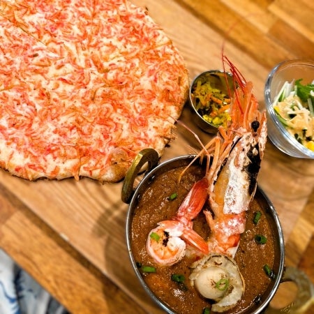 ガネーシャ塩竈店のシーフードカレー