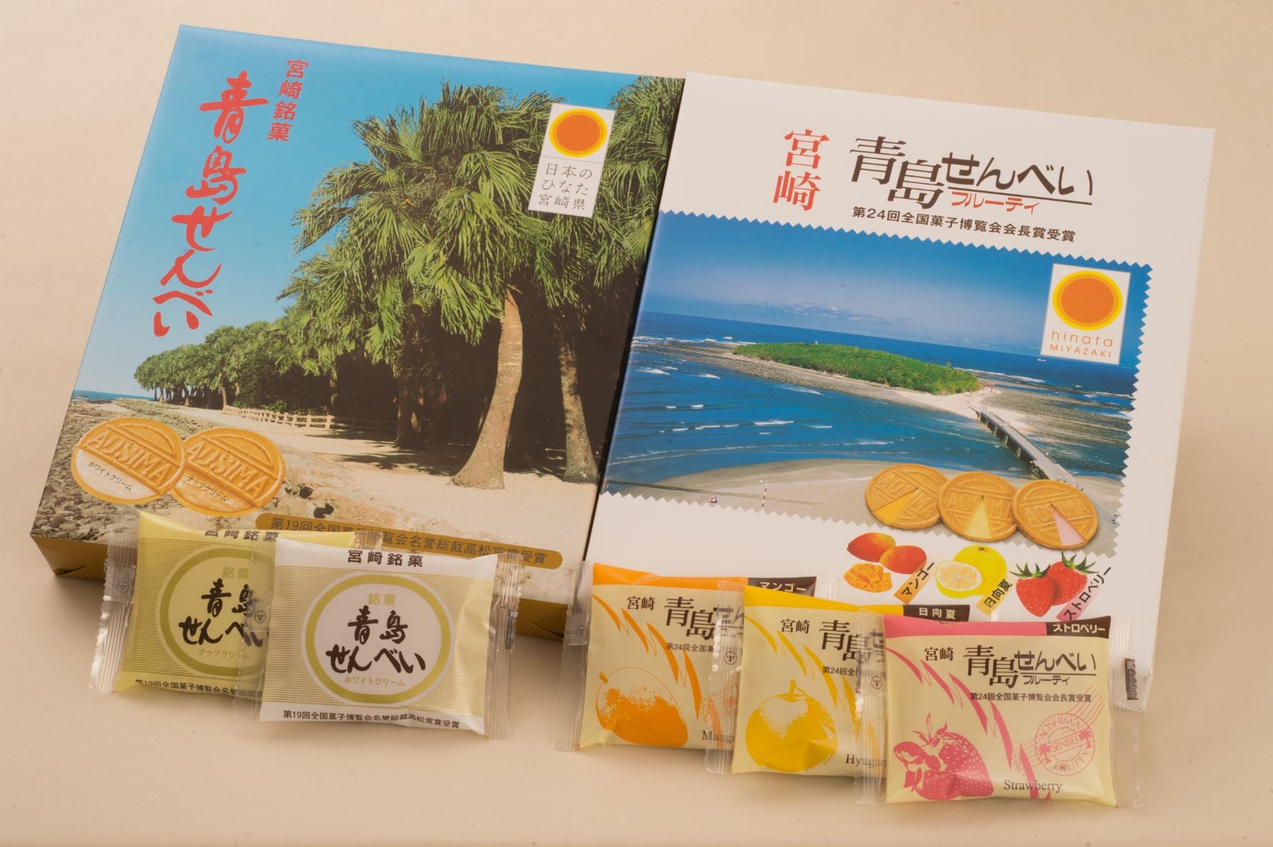 お菓子の日進堂「青島せんべい」  24枚 1,296円