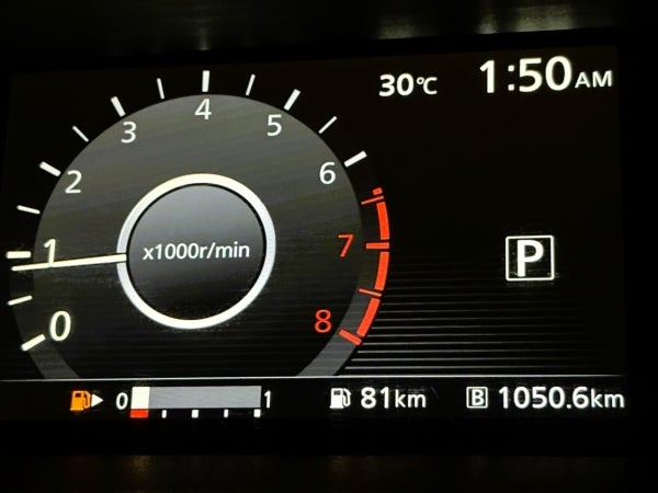 走行距離メーター