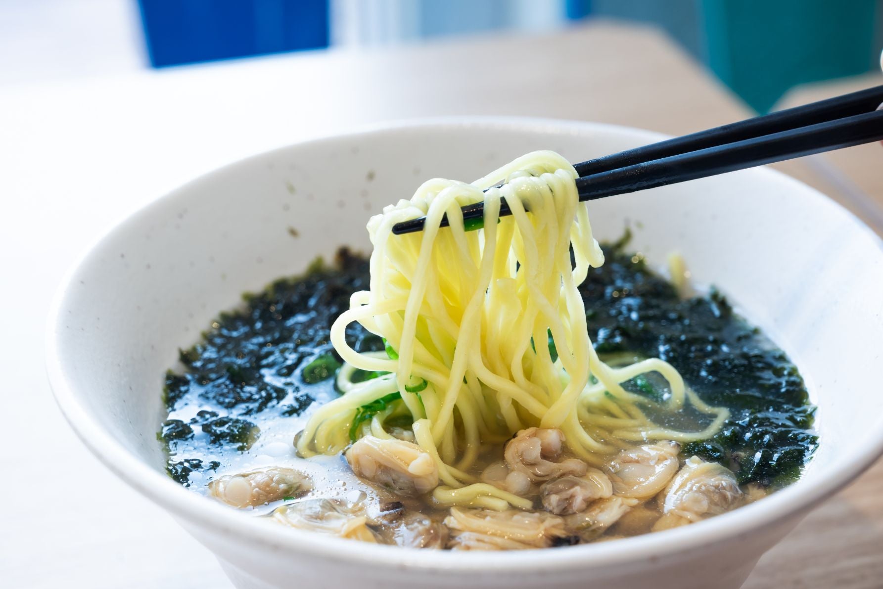 あさり塩ラーメン 波市 海ほたる フードコート 人気メニュー 東京湾アクアライン グルメ