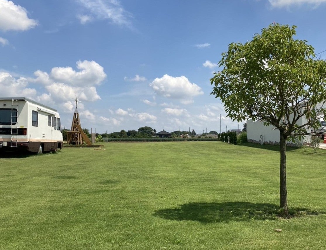 広々とした芝生サイト