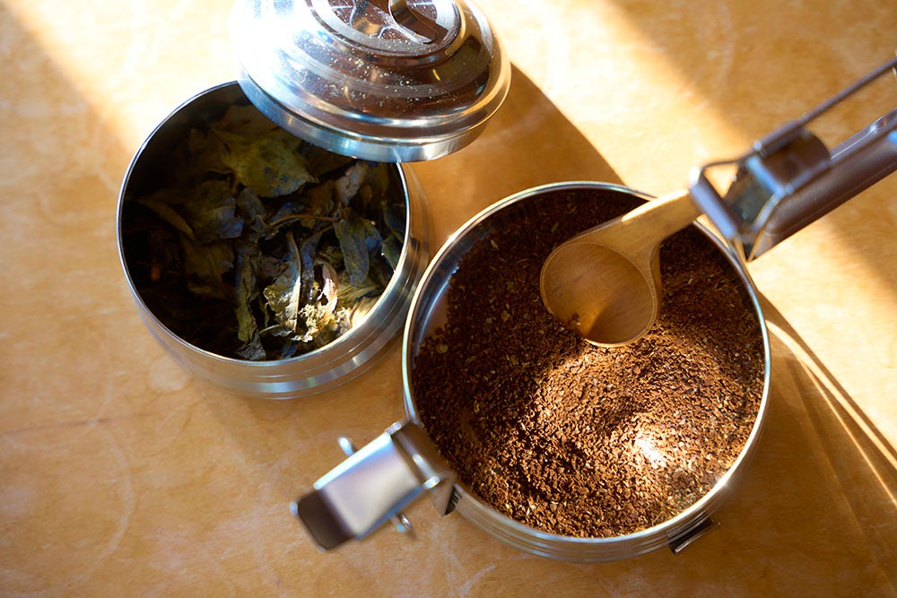 阿波晩茶と珈琲