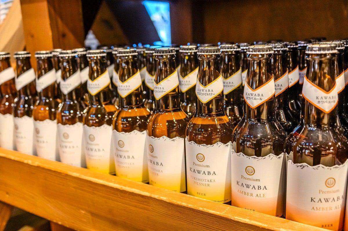 マーケットのビールコーナー