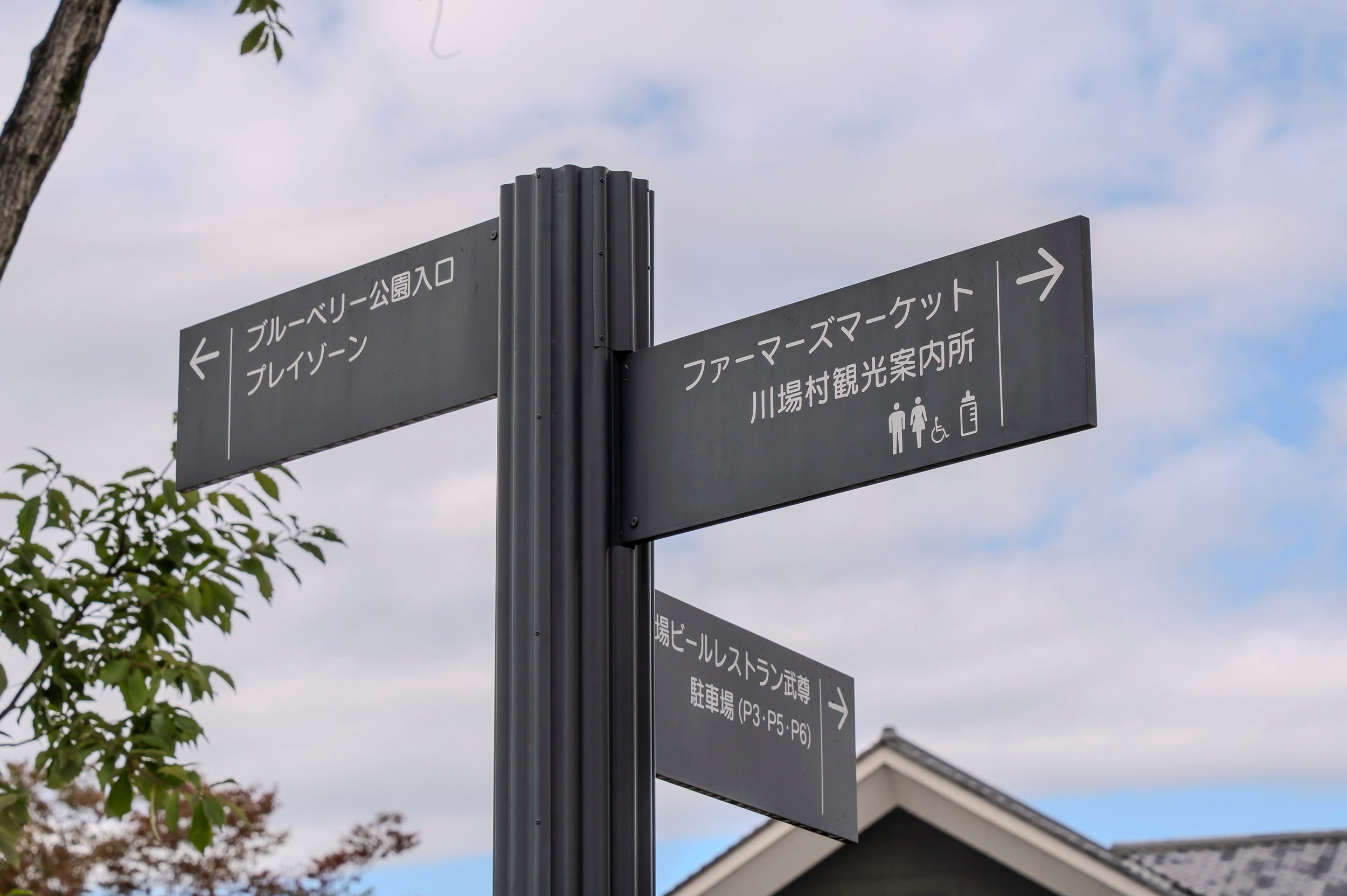 道の駅内の案内標識