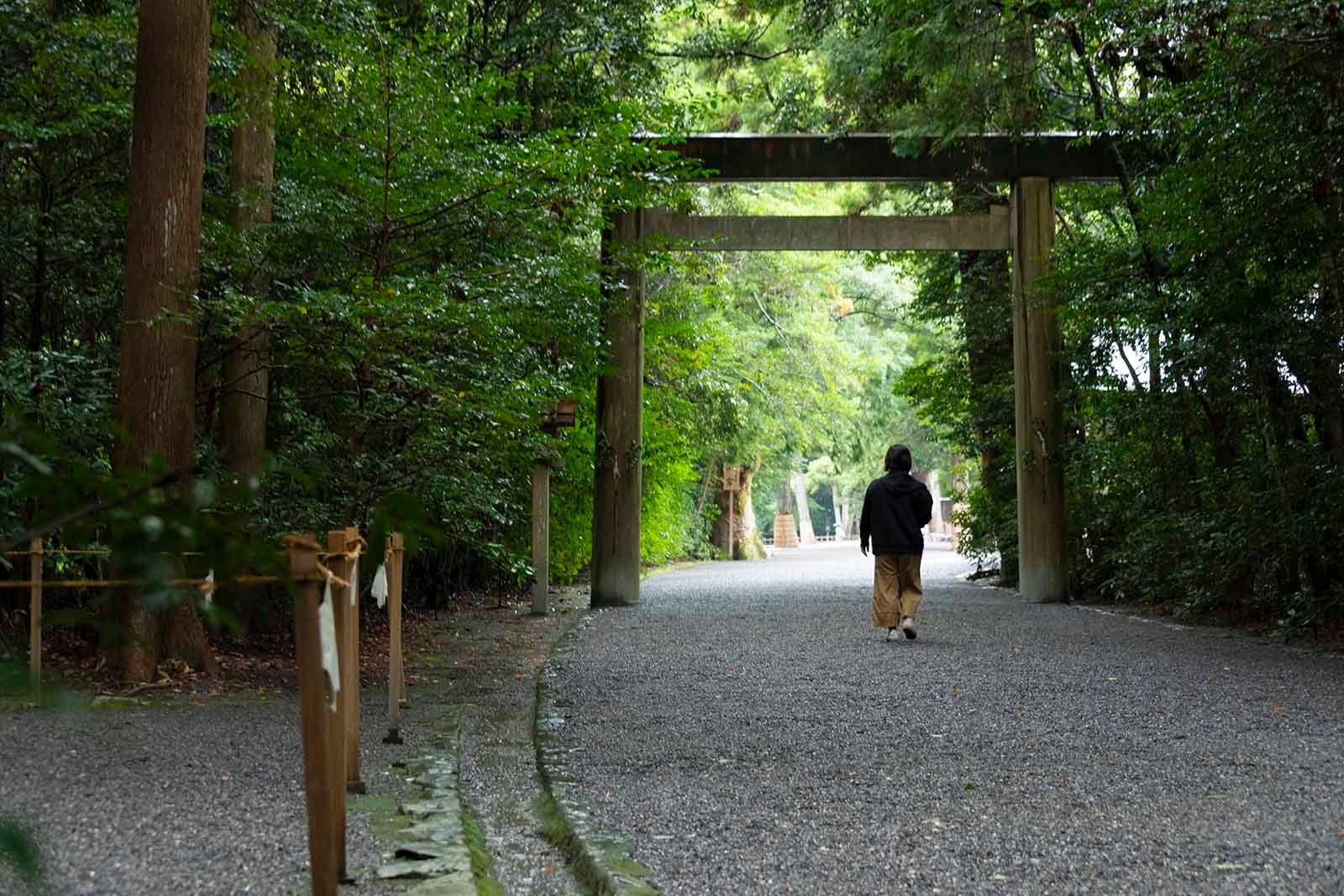 清々しい空気を感じる、伊勢神宮外宮