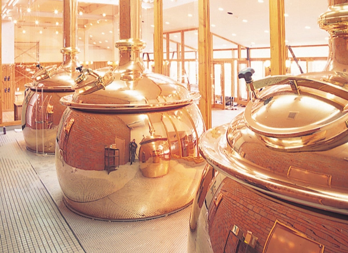 小規模醸造所の内観