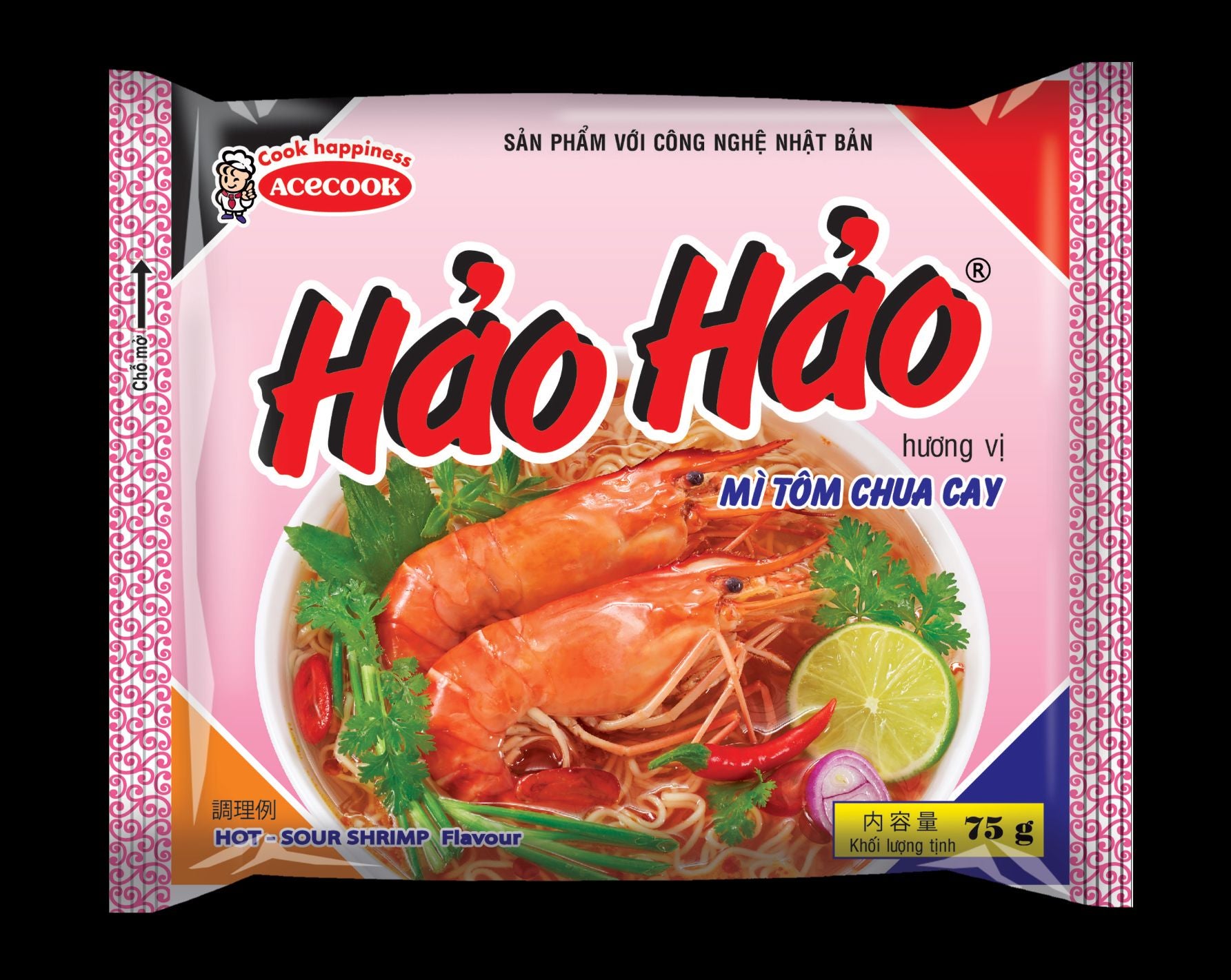 エースコック「ハオハオ トムチュアカイ」１袋